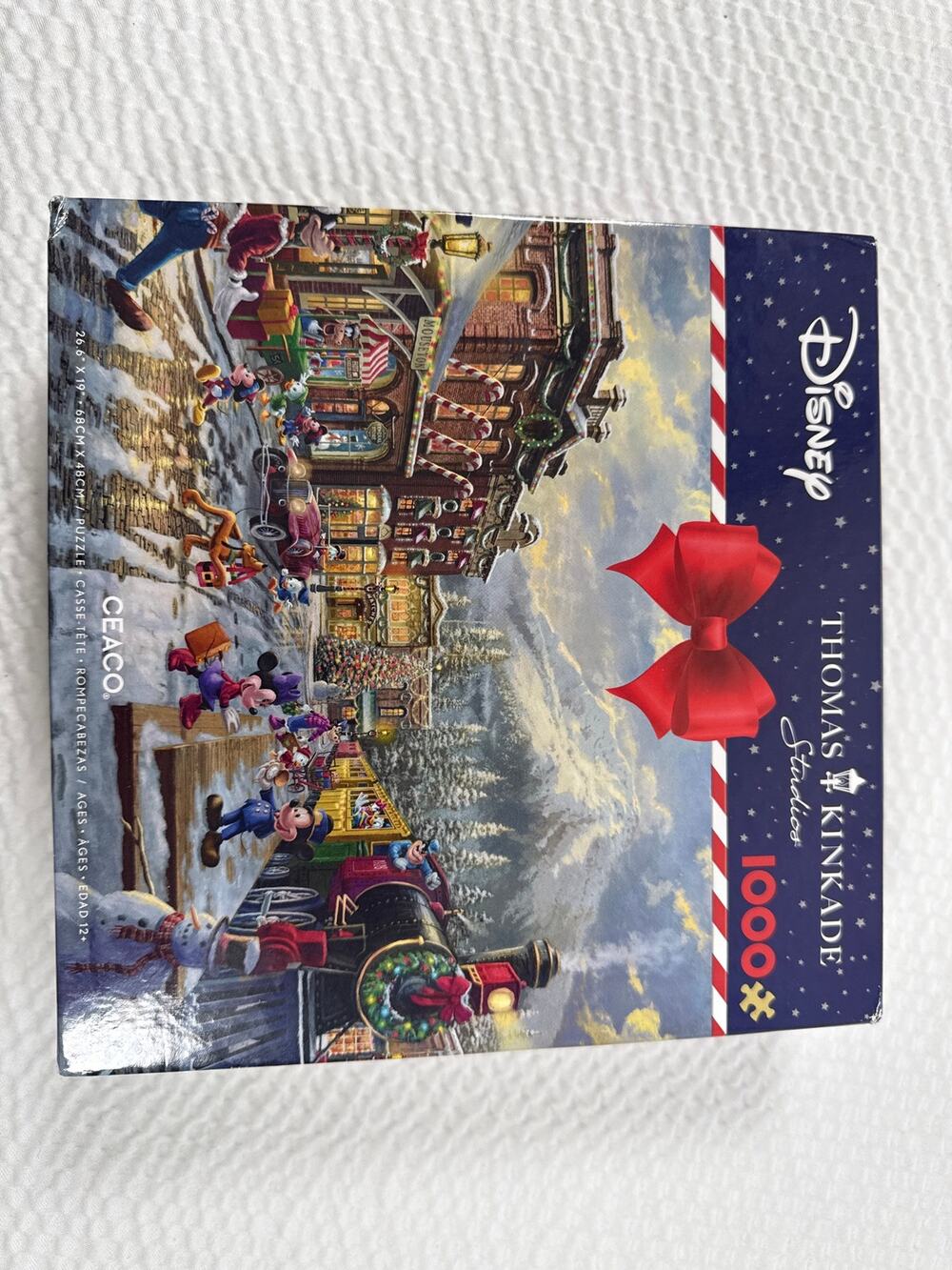 Ceaco Disney Thomas Kinkade Studios 1000 Piece Jigsaw Puzzle Art Poster Included